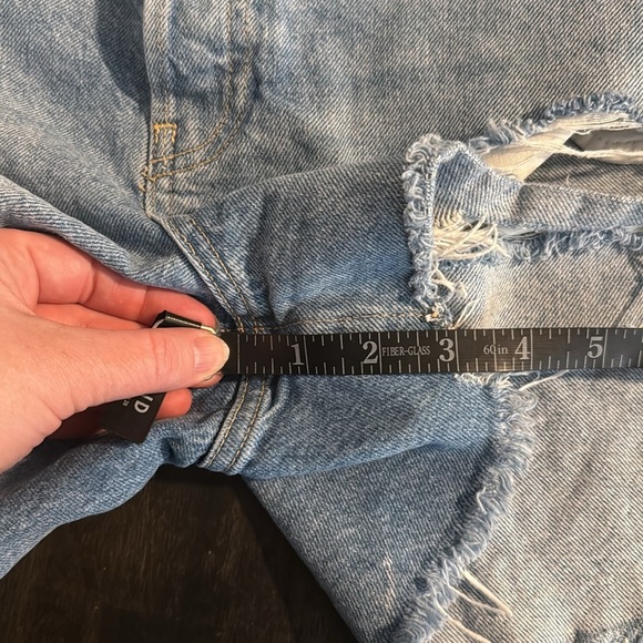 We the Free Denim Distressed Cut Off Jean Shorts Size 30 - Picture 6 of 7